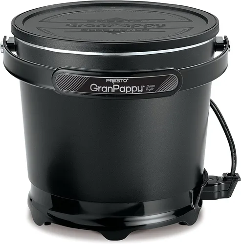 Freidora eléctrica Presto GranPappy (05411), Negro