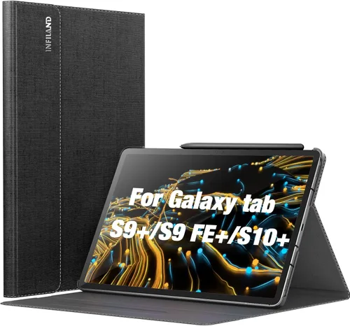 Vista 13 de INFILAND Funda para Galaxy Tab S10+ Plus 2024, S9+ Plus, S9 FE Plus, funda de soporte multiángulo compatible con Samsung Tab S10 Plus/S9 Plus/S9 FE