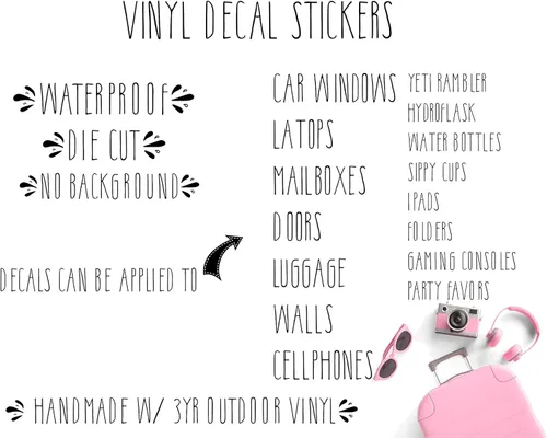 Vista 4 de Name Decal Stickers Compatible With Laptops, Tumbler Cup, Walls, Kids Cups, Christmas Ornaments, Personalized Gift Box Labels, Hydro Decal Sticker