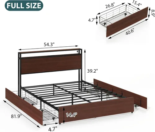 Vista 16 de Base de cama de terciopelo de tamaño matrimonial con cabecera tapizada, cabecera de almacenamiento de terciopelo copetudo, marcos de cama