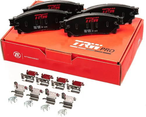 Vista 4 de TRW Pro TRH1014 Juego de pastillas de freno de disco para Audi Q7 2007-2015, frontal y otras aplicaciones