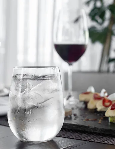 Vista 7 de Copas de vino sin tallo para vino tinto o blanco (juego de 2), 18 onzas, copas de vino grandes para cabernet, pinot noir, borgoña, burdeos