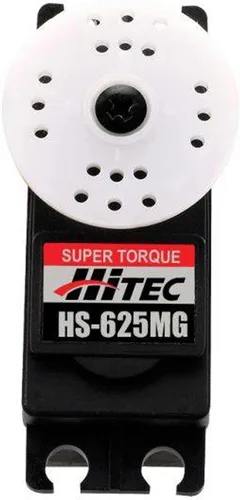 Vista 3 de Hitec 32625S HS-625MG - Engranaje metálico de alta velocidad 2BB Servo 14.9 libras (6.8 pulgadas)