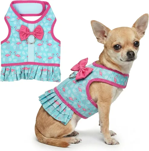 Vista 33 de Arnés para perro Parisian Pet - Arnés de libertad ajustable - Chaleco para perro de camuflaje verde - Arnés para perro de 100% tela de malla