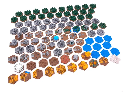 Terraforming Mars Tiles Pack - 97 Tiles 3D Upgrade with Special Tiles
