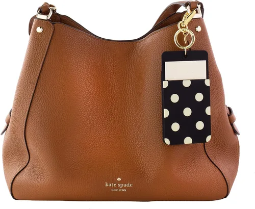 Vista 2 de Kate Spade New York identificador de valijas para mujer con puntos, Negro
