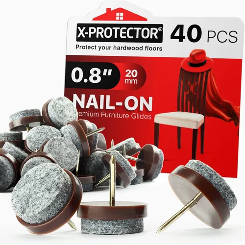 Vista 14 de X-Protector Almohadillas para Muebles con Martillo de Clavos - Martillo Magnético Pequeño con Garra para Instalar Protectores de Piso para Patas