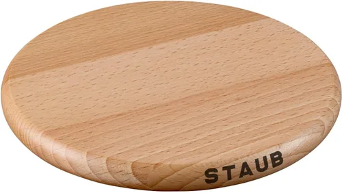Staub 40511 – 078 – 0 Accesorios – Salvamanteles magnéticos de madera 6.5 x 6.5 x 0.8 in