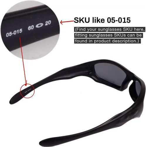 Vista 4 de Walleva Replacement Lenses for Oakley Monster Dog Sunglasses - Multiple Options Available