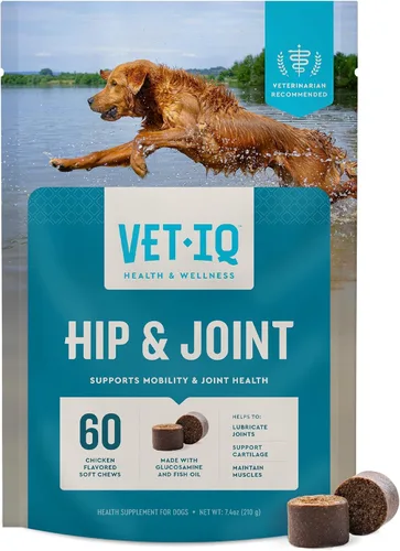 Vista 11 de VETIQ - Suplemento de Glucosamina para Cadera y Articulaciones para Perros, 180 Masticables Suaves, Suplemento de Apoyo Articular con MSM y Krill