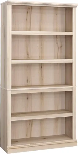 Vista 19 de Sauder - Estantería dividida de 5 estantes / Estante para libros, acabado en roble engrasado