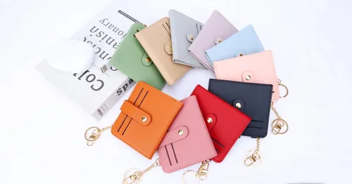 Vista 8 de Billeteras Pequeñas para Mujer con Bloqueo RFID de Cuero Porta Tarjetas de Crédito - con Ventana de ID - Carteras para Tarjetas para Mujeres