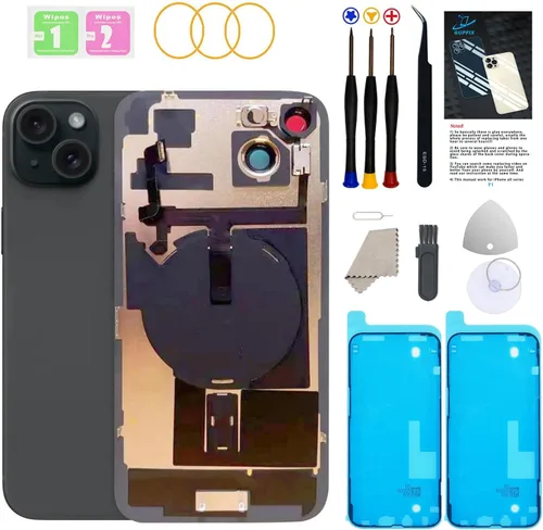 Vista 26 de Reemplazo de cristal trasero para iPhone 13 Pro Max con herramientas de reparación, reemplazo de cubierta trasera de gran agujero para todos