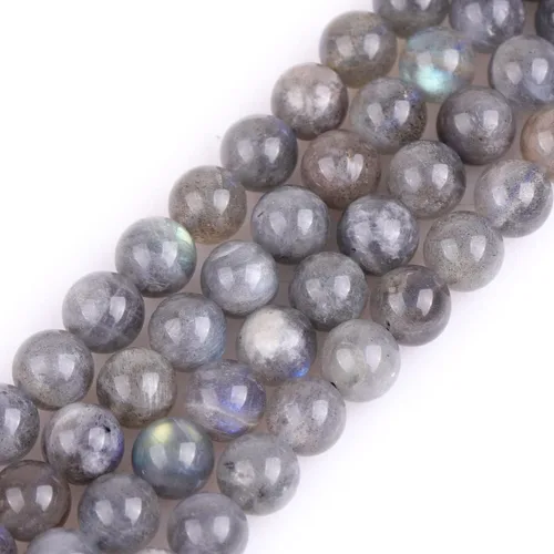 Vista 15 de GEM-Inside Cuentas sueltas de gemas de ojo de tigre azul lapislázuli de 8mm (0.31 pulgadas) color teñido redondas de cristal energético