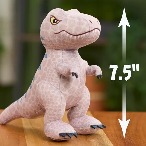 Vista 5 de JURASSIC WORLD Rebirth - Peluche pequeño de dinosaurio T. Rex
