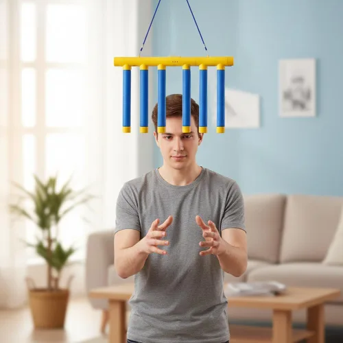 Vista 7 de Juego de desafío reflectante Drop Stick 2026, nueva herramienta de entrenamiento de reacción multisensorial, velocidad ajustable con 3 engranajes