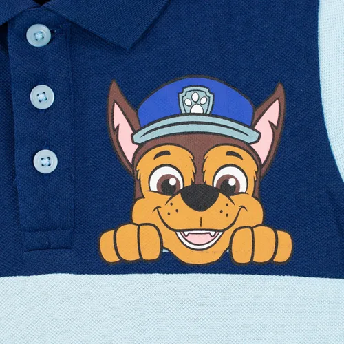 Vista 2 de Paw Patrol Camiseta polo de manga corta para niños Chase, Marshall and Rubble