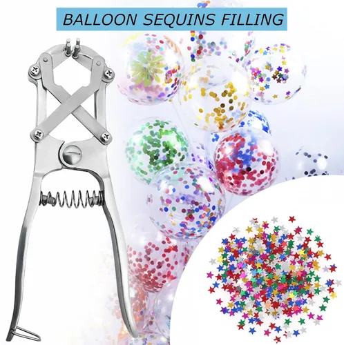 Vista 4 de Alicates de expansión para globos, herramienta expansora de globos para rellenar plumas de pétalos de lentejuelas