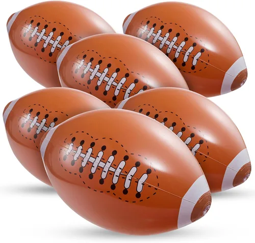 Vista 10 de Bolas de playa inflables (paquete de 6) – Pelotas de playa inflables de PVC duraderas de 16 pulgadas para niños, fáciles de inflar, flotador