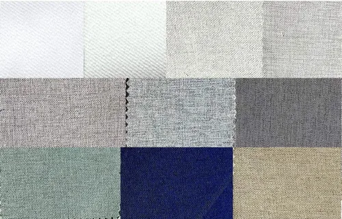 Vista 10 de Ikiriska Cortina de lino 100% opaca extra larga (1 panel). Aislamiento térmico grueso. Hecho a medida de 8 a 24 pies de longitud