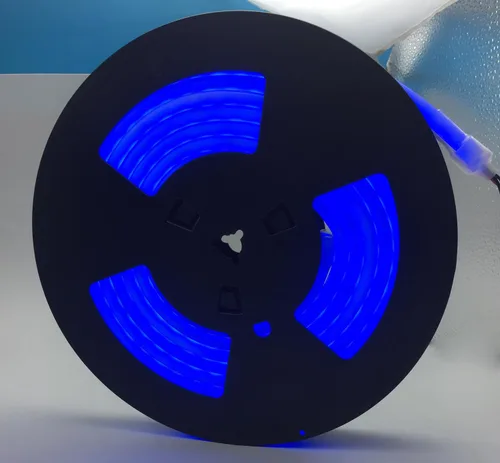 Vista 12 de Tira de luz LED RGB de silicona de neón flexible, impermeable, multicolor, control remoto para el hogar, jardín, decoración arquitectónica