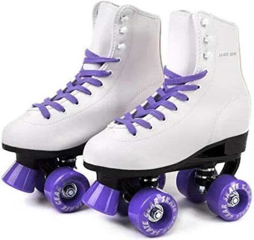 Vista 19 de Skate Gear Patines de Ruedas Retro de Diseño Cuádruple