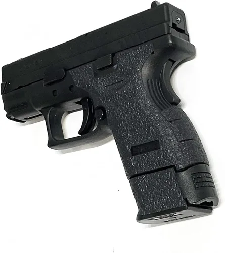 Vista 7 de Handleitgrips Cinta de agarre para pistola compatible con Springfield XD 940 Sub Compact - Cinta de agarre de goma texturizada negra, fácil