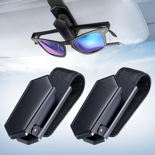 Vista 7 de Veharvim Soporte para Gafas de Sol para Automóvil