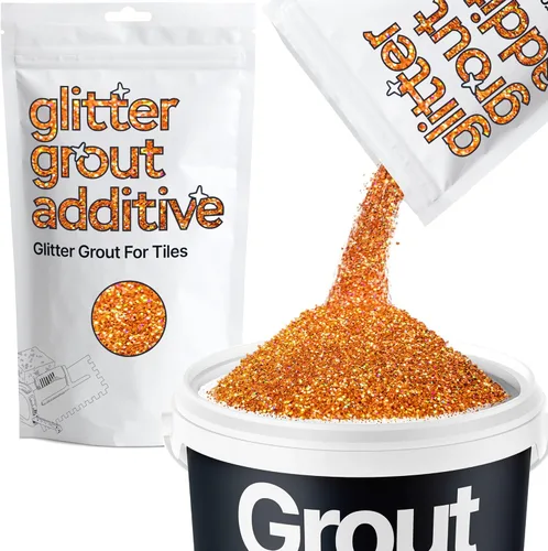 Vista 26 de Hemway Glitter Grout Tile Additive - Aditivo de lechada con purpurina para azulejos, 100 g/ 3.53 onzas, para azulejos de baño o cocina