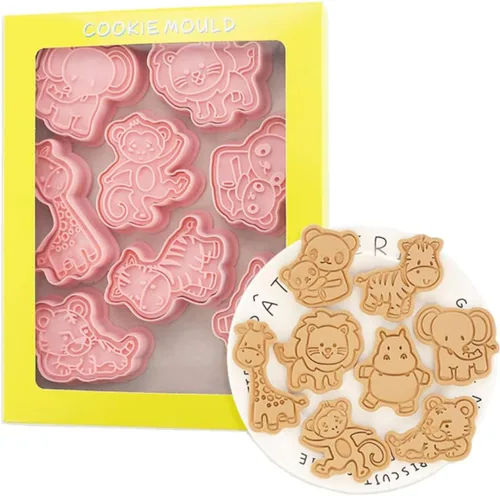 Vista 29 de Juego de 8 moldes de galletas de astronauta para hornear, moldes de galletas alienígenas, juego de moldes de galletas de meteoritos y herramientas