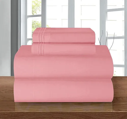 Vista 97 de Elegant Comfort - Juego de sábanas de microfibra de 1500 hilos de calidad hotelera prémium de 4 piezas - Resistente a arrugas, sábana bajera