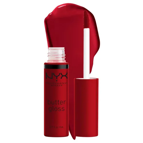 Vista 56 de NYX MAQUILLAJE PROFESIONAL Brillo de mantequilla azúcar moreno brillo de labios no pegajoso - Cinnamon Roll (Gris Marrón)