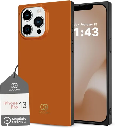 Vista 52 de Cocomii - Funda rectangular compatible con iPhone 13 Pro - Compatible con MagSafe, patrón de carey, estampado animal, brillante, magnética