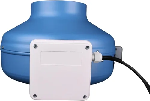 Vista 5 de VENTS -US VKM - Ventilador de conducto en línea de metal para conductos de 6 pulgadas con un impulsor centrífugo (460 CFM) - Se puede utilizar como