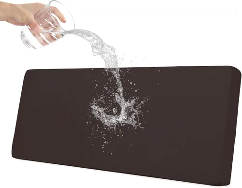 Vista 37 de Easy-Going Fundas de cojín 100% impermeables de 3 piezas para sofá seccional, izquierdo/derecho en forma de L, funda antideslizante para sofá, 2