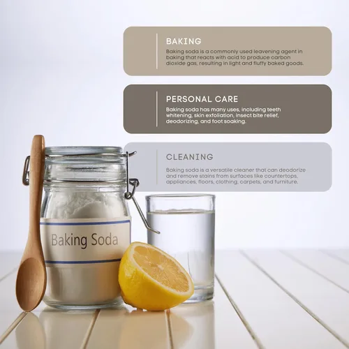 Vista 2 de Kidu Bicarbonato de sodio (5 libras) para limpieza, bicarbonato de sodio a granel sin aluminio, desodorante de arena para gatos de bicarbonato