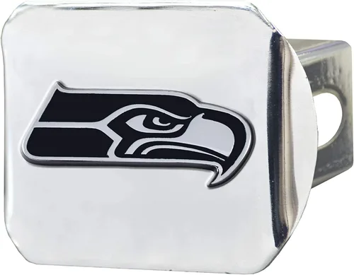 Vista 13 de FANMATS NFL Unisex-Adult Chrome & Color Logo Negro