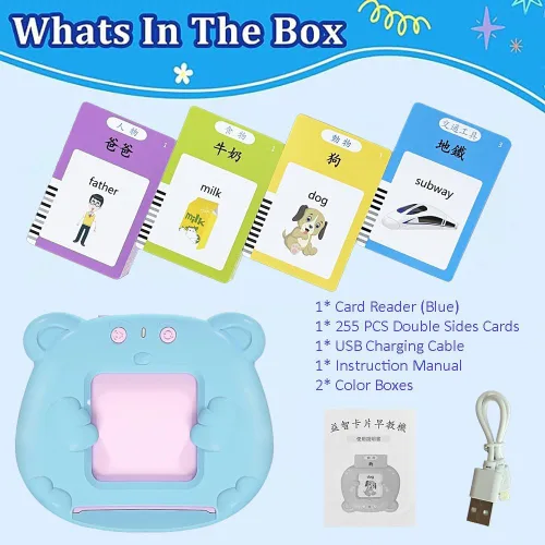 Vista 5 de RT&BS Tarjetas didácticas hablantes de inglés cantonés, tarjetas cantonesas, juguetes de tarjetas de aprendizaje cantonés chino, tarjetas flash