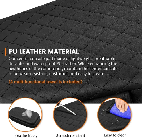 Vista 6 de Funda para consola central de automóvil, funda para reposabrazos para BMW X3 2018-2023 2024 2024, accesorios interiores, funda para reposabrazos