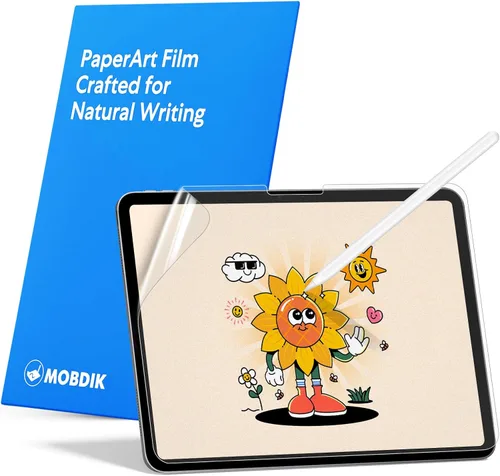 Vista 14 de MOBDIK Pack de 2 protectores de pantalla Paperfeel compatibles con iPad A16 11ª / 10ª generación (2025/2022) y iPad Air 11 M3 2025 / M2 2024