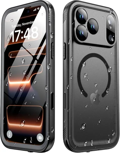 Vista 26 de SPORTLINK Funda impermeable para iPhone XR, protector de pantalla integrado a prueba de golpes, resistente al polvo, protección militar, resistente