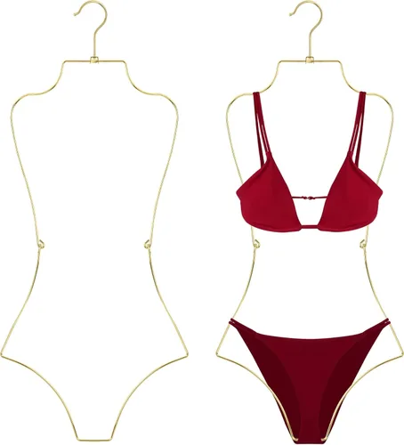 ZEDODIER Colgador para traje de baño, estante colgante de lencería, gancho giratorio superior, diseño plegable