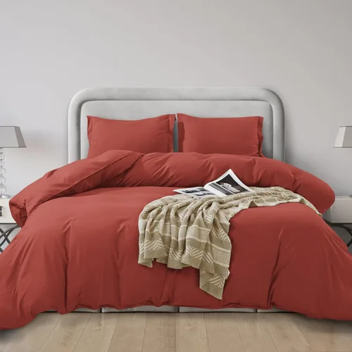 Vista 42 de Elegant Comfort Juego de funda de edredón de lujo de 3 piezas, colección de hotel de microfibra de calidad prémium de 1500 hilos, funda de edredón