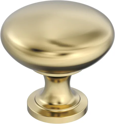 Vista 17 de Amerock Perilla redonda Edona de plata antigua de 1-1/4" para gabinete
