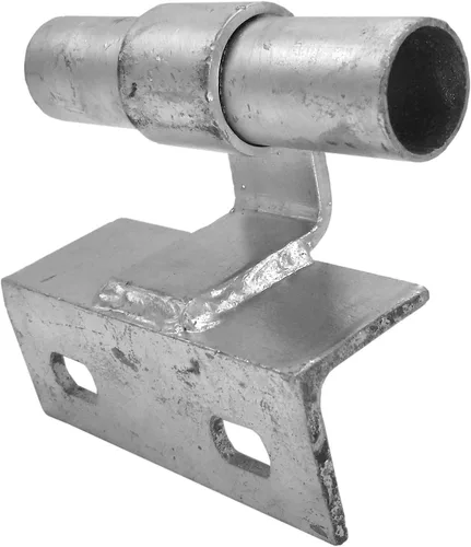 Vista 3 de Jake Sales Soporte de riel para puerta rodante/deslizante - Montaje en pared: para tubería de riel de 1-5/8" [parte trasera plana]