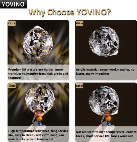 Vista 7 de Candelabros de cristal de montaje empotrado, 6 luces, lámpara redonda moderna K9, cerca del techo, accesorios para comedor, dormitorio, entrada