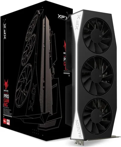 Vista 14 de XFX Radeon RX 7900XT Tarjeta gráfica para juegos con 20 GB GDDR6, AMD RDNA 3 RX-79TMBABF9