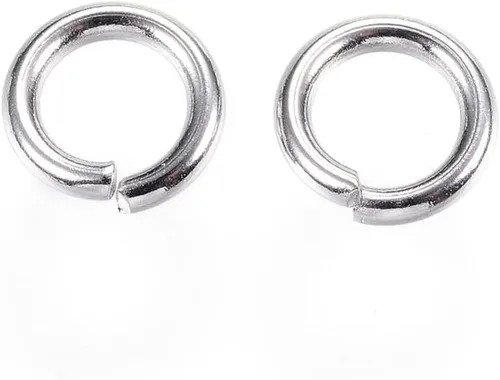 Vista 30 de HDSupplies 100 anillos de acero inoxidable 304 en tono negro, calibre 18 de 0.236 in (0.039 pulgadas de grosor)
