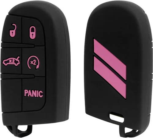 Vista 10 de Cubierta para llavero REMOCH para accesorios Dodge 5 botones Funda para llavero para Dodge Charger Challenger Dart Durango Journey Control remoto