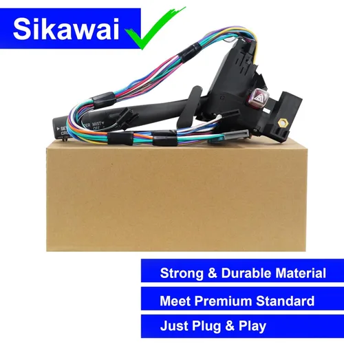 Vista 4 de Interruptor de señal de giro combinado multifunción Interruptor de control de crucero de riesgo de limpiaparabrisas para 1995-2002 Che-vy Tah-oe